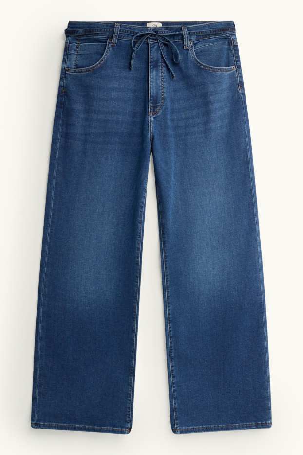 Donna - Jeans a gamba larga - vita media - jog denim - LYCRA® - jeans blu