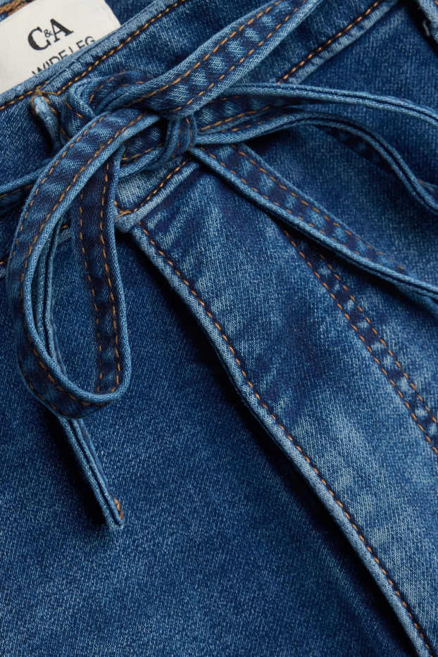 Donna - Jeans a gamba larga - vita media - jog denim - LYCRA® - jeans blu