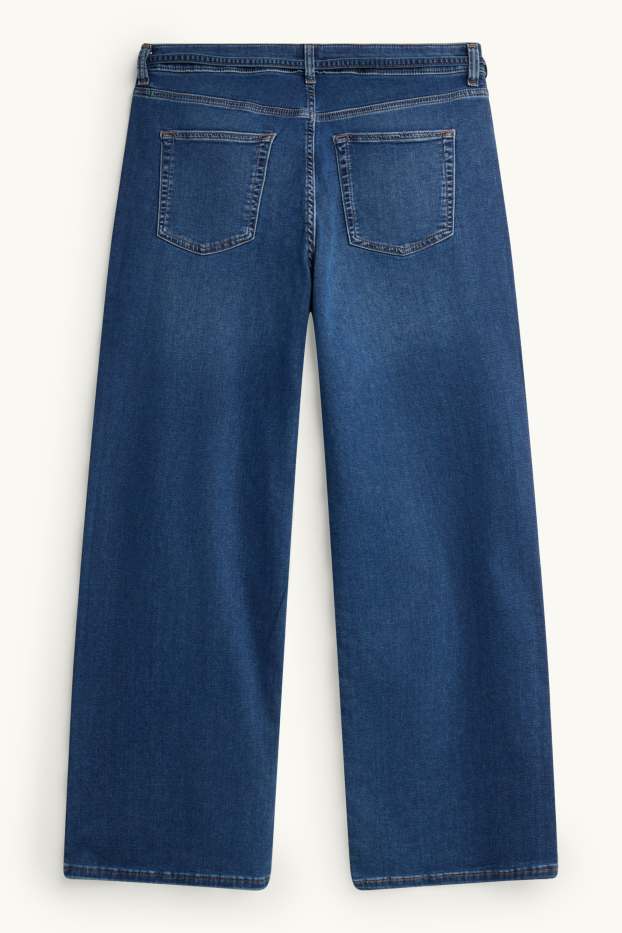 Donna - Jeans a gamba larga - vita media - jog denim - LYCRA® - jeans blu