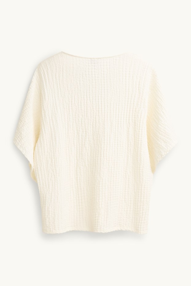 Women - T-shirt - cremewhite