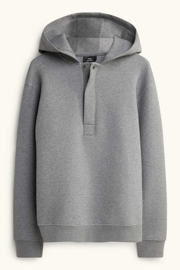 Men - Hoodie - gray-melange