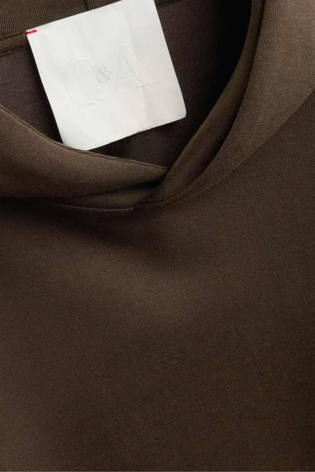 Herren - Hoodie - dunkelbraun