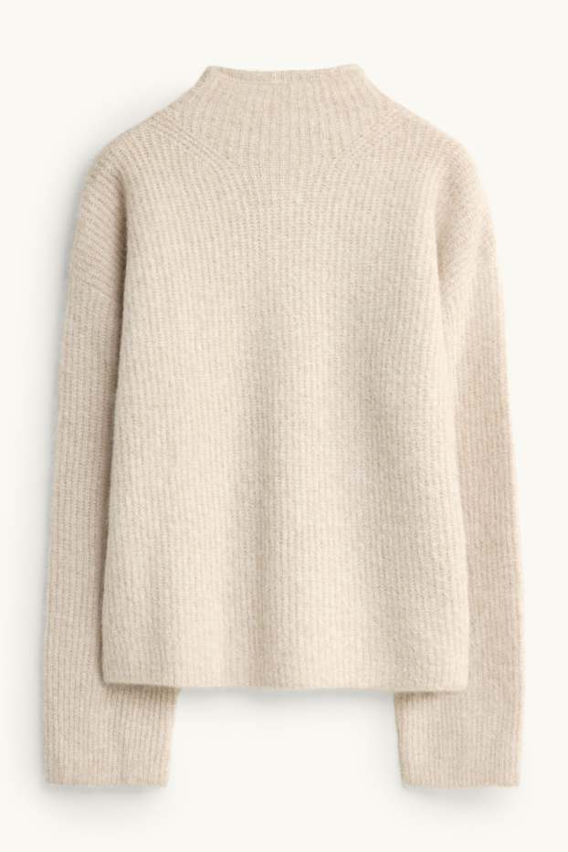 Women - Jumper - light beige