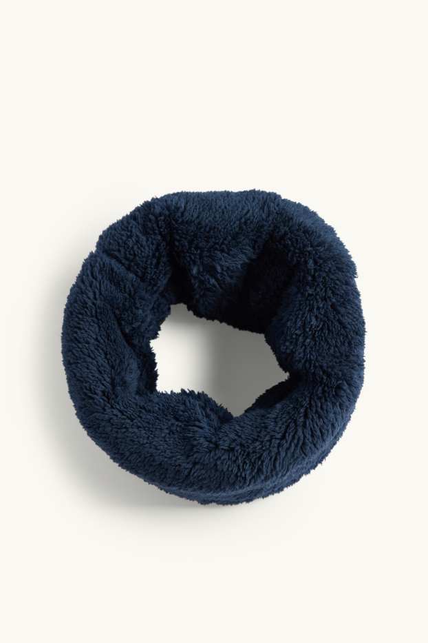 Bambini - Scaldacollo di pile - blu scuro
