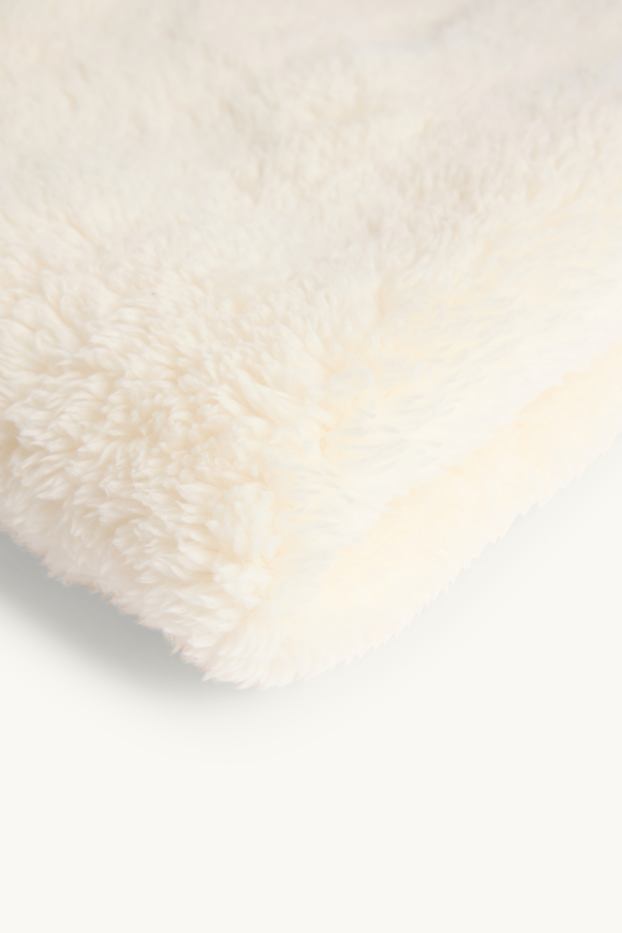 Bambine - Scaldacollo di ecopelliccia - bianco crema
