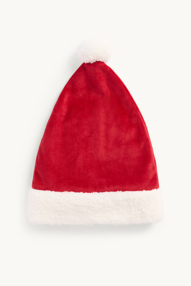 Unisex - Gorra nadalenca per a nadó - vermell/blanc