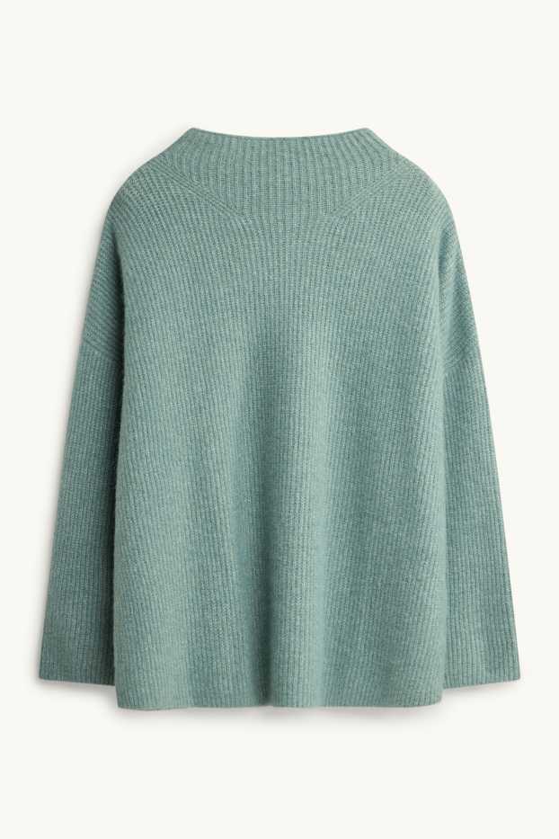 Women - Jumper - light turquoise