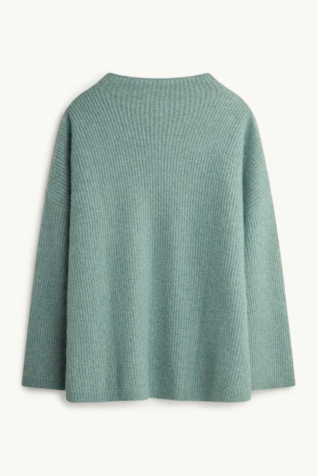 Women - Jumper - light turquoise