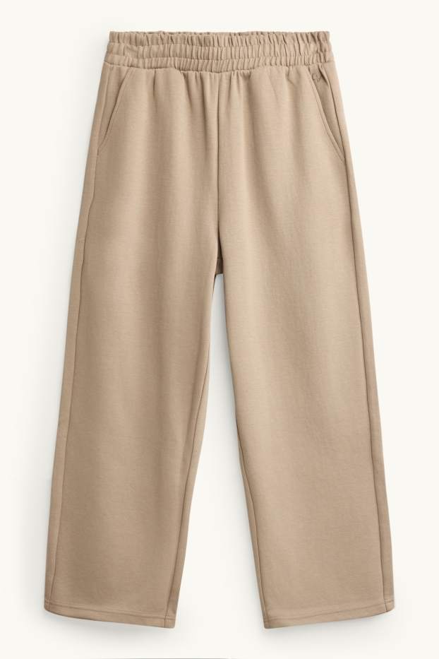 Heren - Joggingbroek - beige
