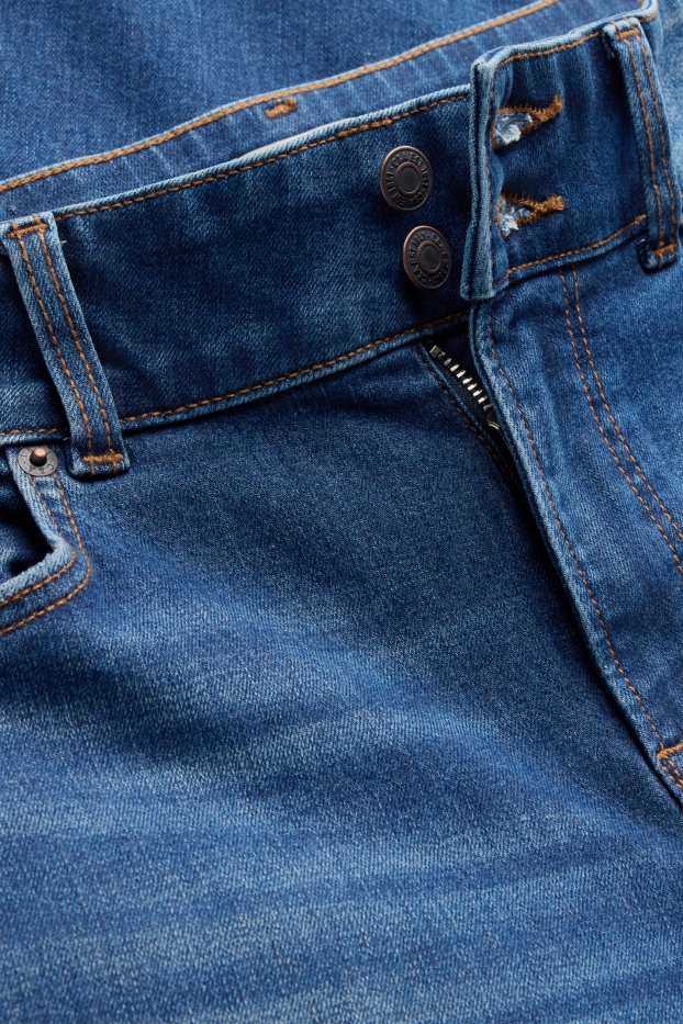 Women - Flared jeans - mid-rise waist - LYCRA ® - blue denim