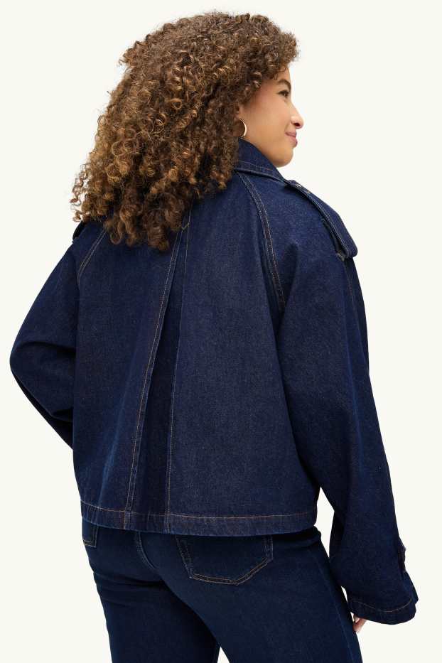 Femei - Jachetă din denim - denim-albastru închis