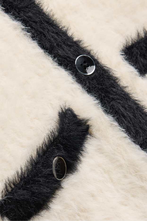 Copii - Fete - Cardigan tricotat - crem