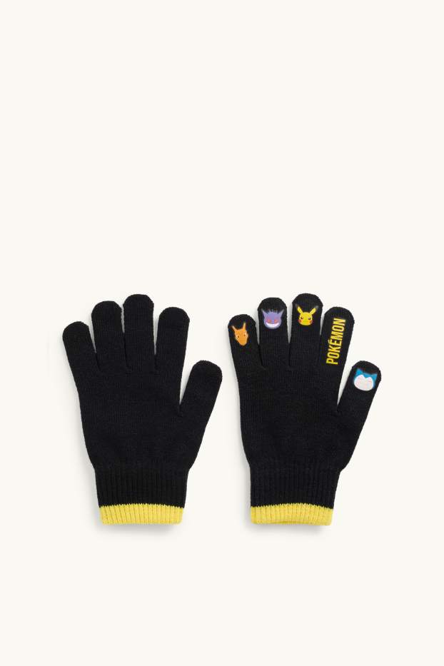 Children Boys - Pokémon - gloves - black