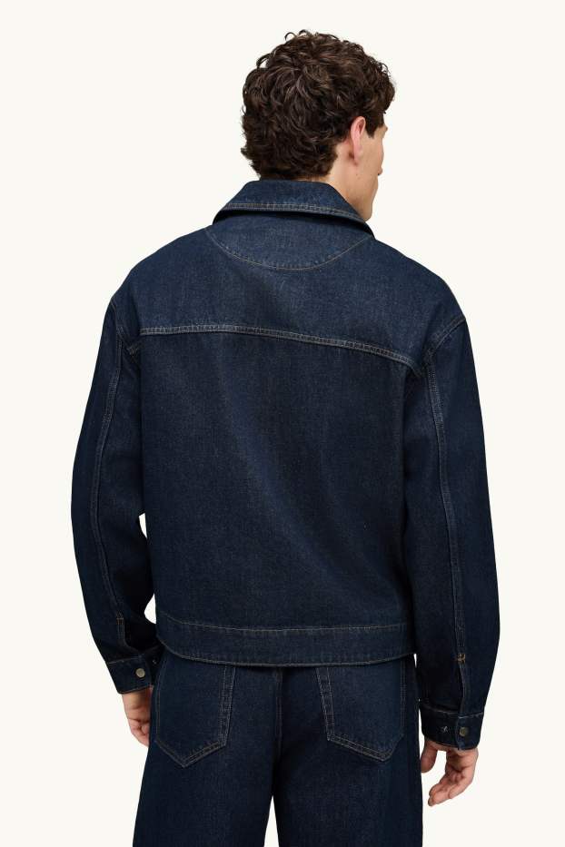 Herren - Jeansjacke - dunkeljeansblau