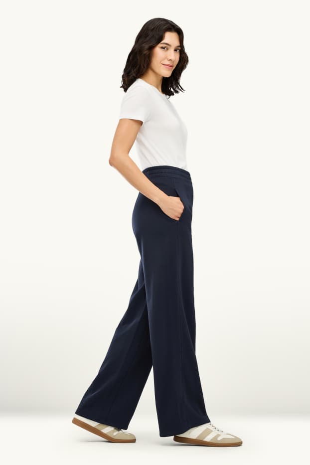 Dona - Pantalons de xandall - blau fosc