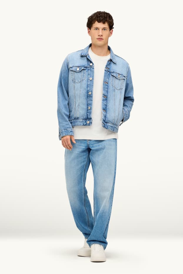 Home - Relaxed Jeans - texà blau clar