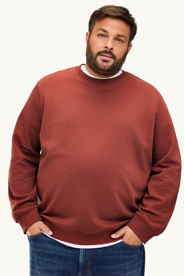 Herren - Sweatshirt - rot