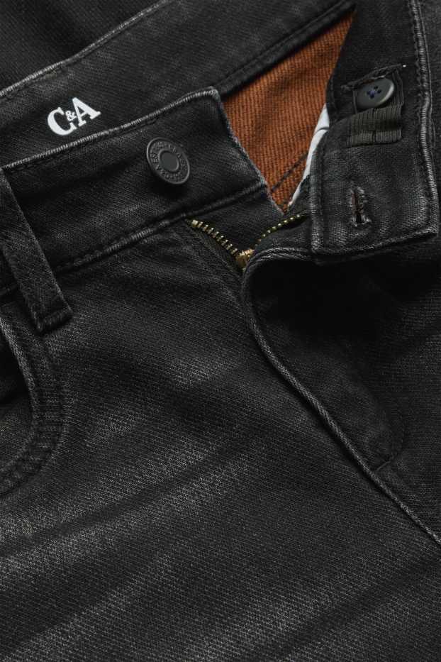 Bambini - Straight jeans - jeans termici - jeans grigio scuro