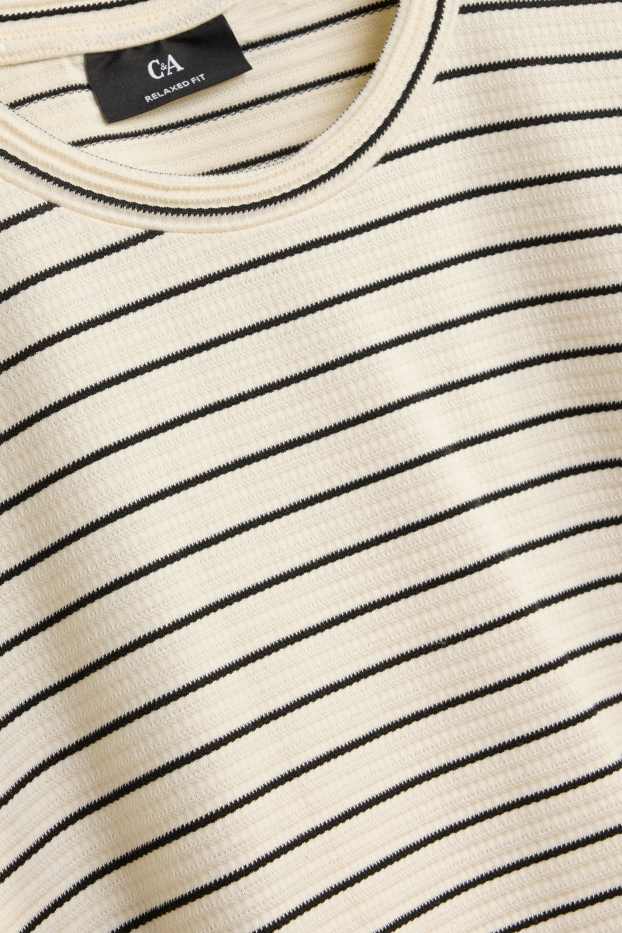 Hommes - T-shirt - blanc crème
