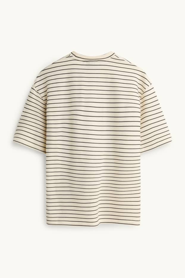 Hommes - T-shirt - blanc crème