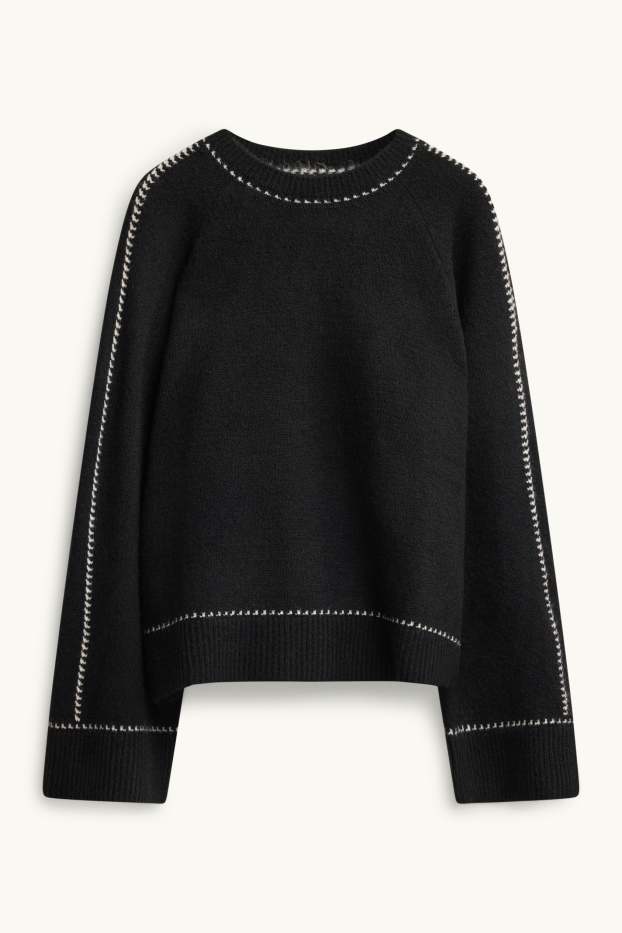 Femmes - Pull - noir / blanc
