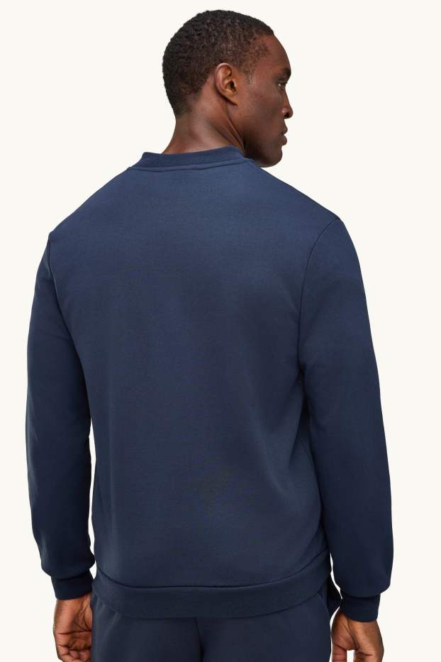 Heren - Sweatvest - blauw