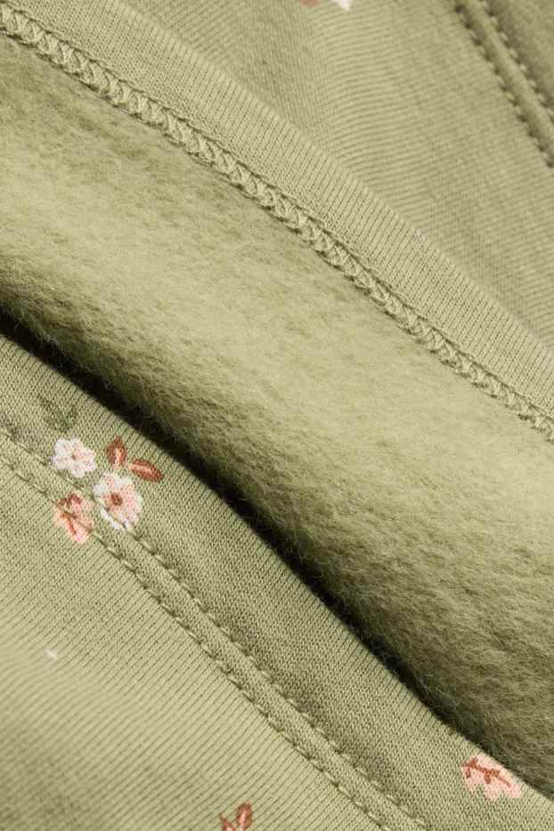 Neonate - Fiorellini - completo per neonate - 2 pezzi - verde chiaro