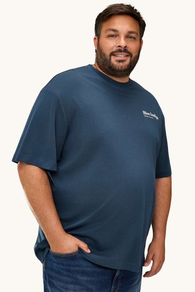 Bărbați - Tricou - relaxed fit - albastru
