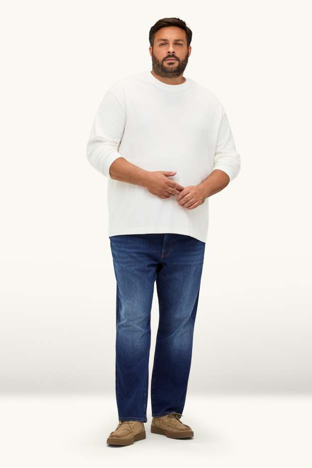 Bărbați - Straight jeans - denim-albastru închis