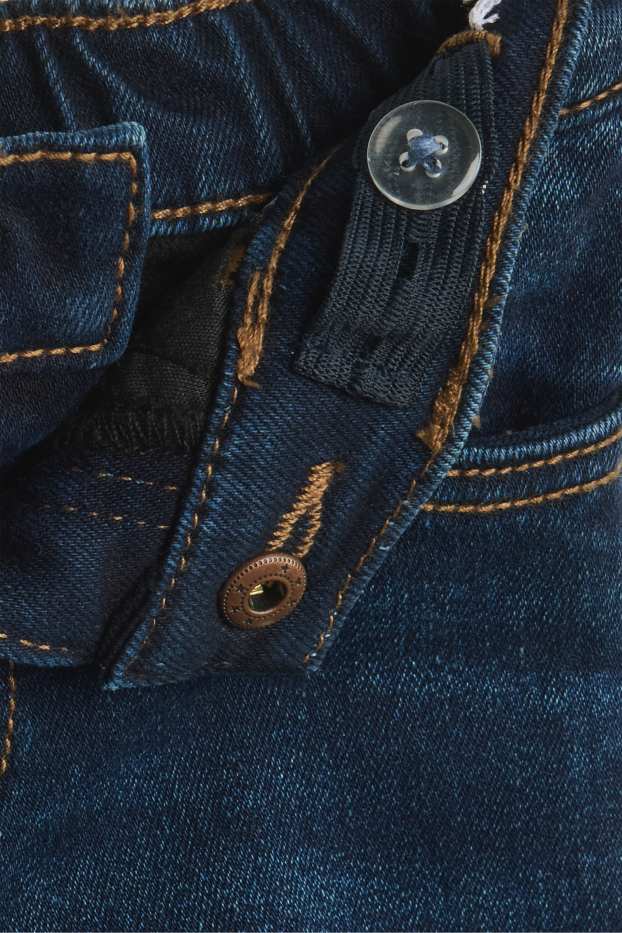 Copii - Fete - Flared jeans - jeans termoizolanți - denim-albastru închis
