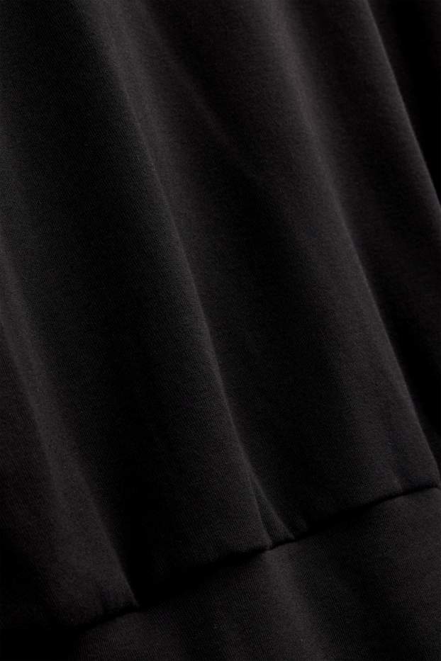 Donna - Maglia a maniche lunghe - slim fit - nero