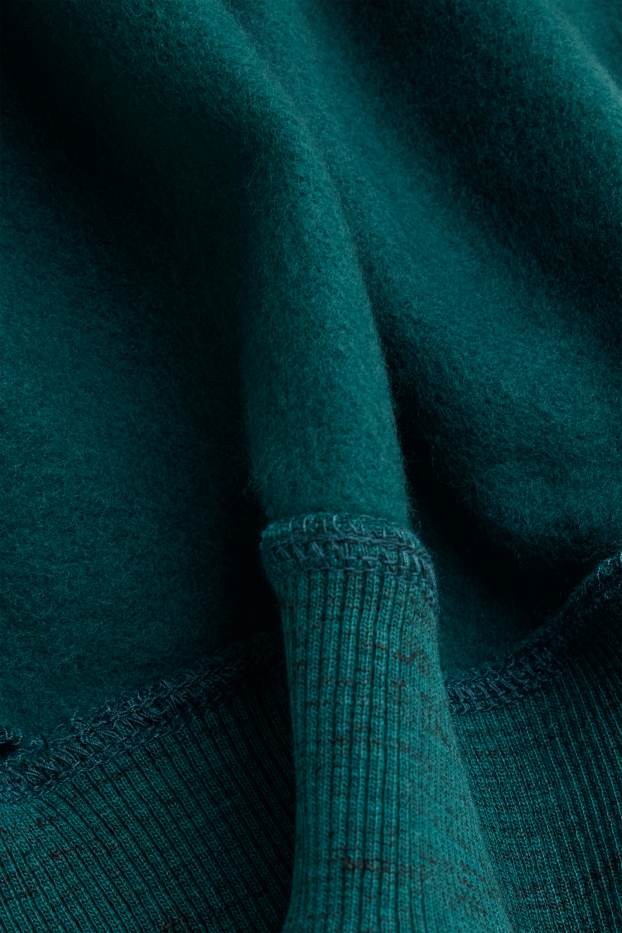 Kinderen: jongens - Sweatshirt - geribd - petrol
