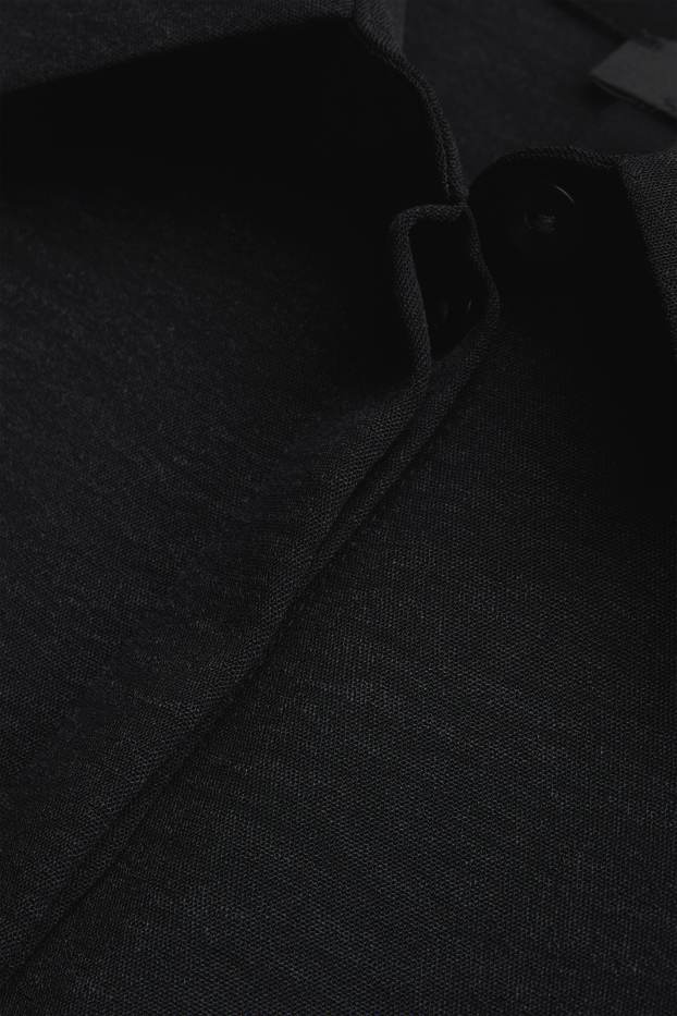 Damen - Hemdbluse - schwarz
