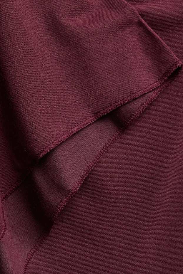 Women - Camisole with cashmere content - bordeaux