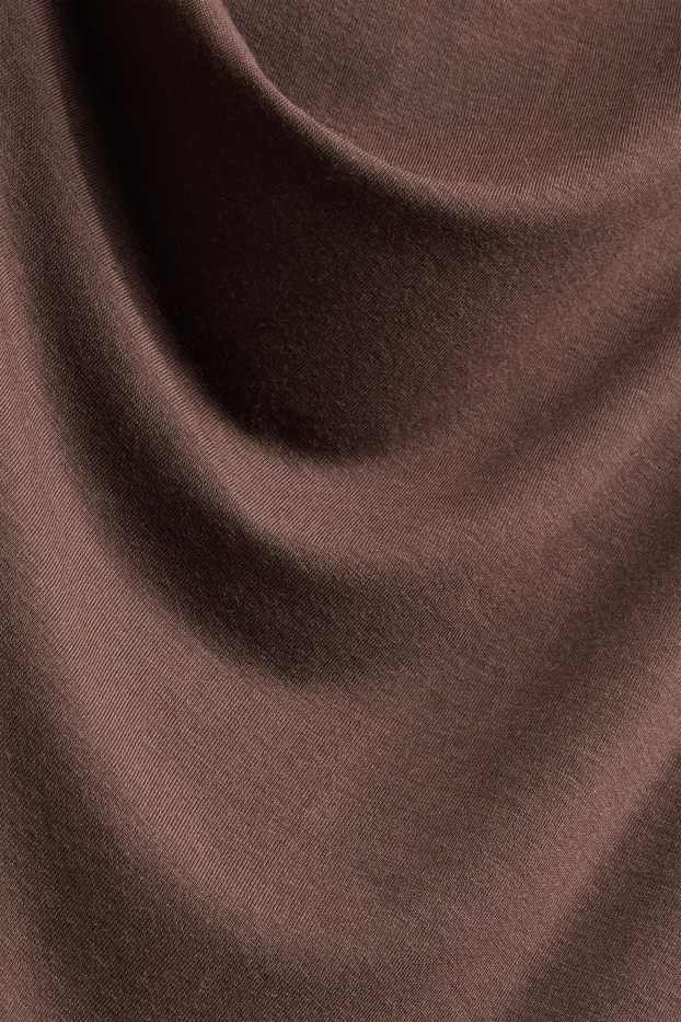 Donna - Maglia intima con componente di cashmere - marrone
