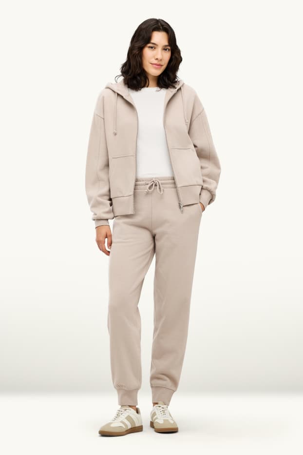 Damen - Jogginghose - beige