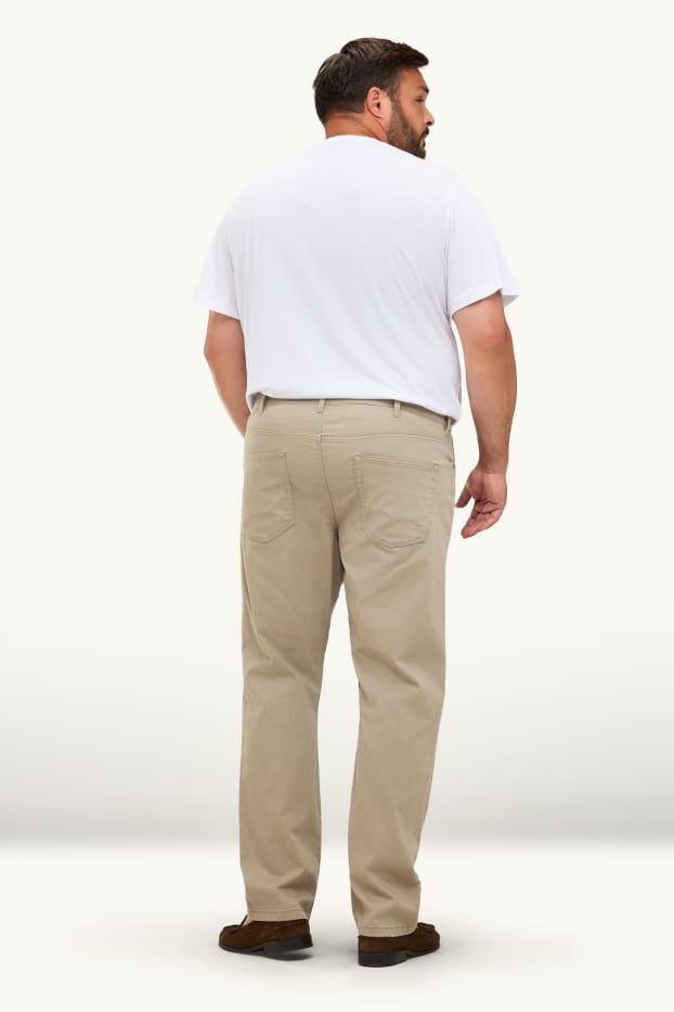 Herren - Hose - Straight Fit - beige