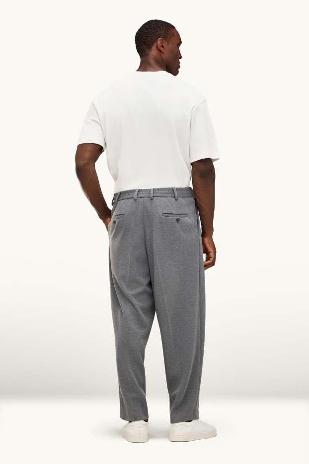 Home - Pantalons combinables - regular fit - gris