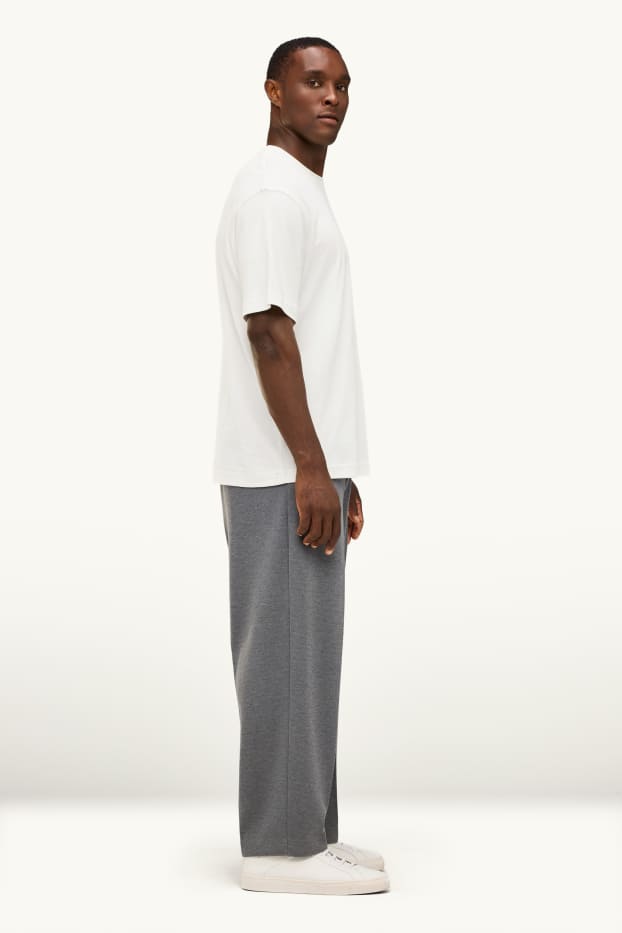 Home - Pantalons combinables - regular fit - gris
