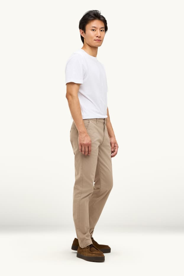 Herren - Chino - Slim Fit - beige