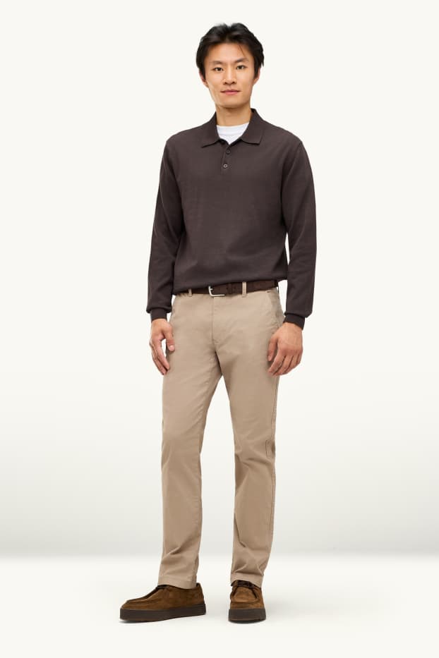 Herren - Chino - Slim Fit - beige