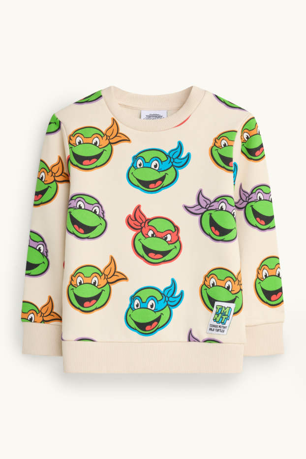 Kinderen: jongens - Teenage Mutant Ninja Turtles - sweatshirt - beige / groen