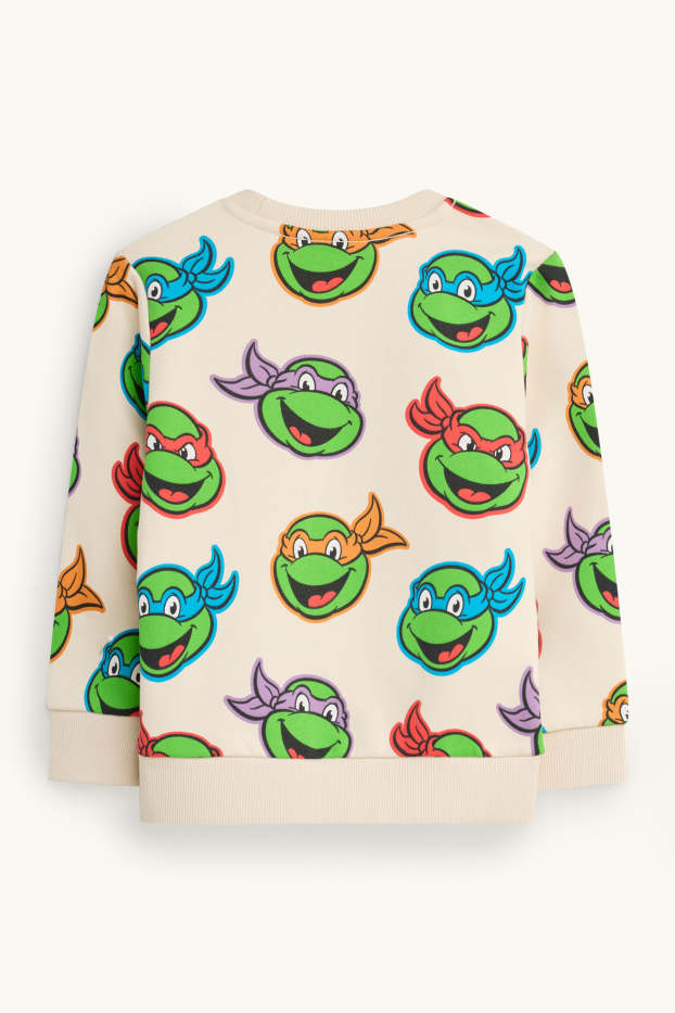 Kinderen: jongens - Teenage Mutant Ninja Turtles - sweatshirt - beige / groen