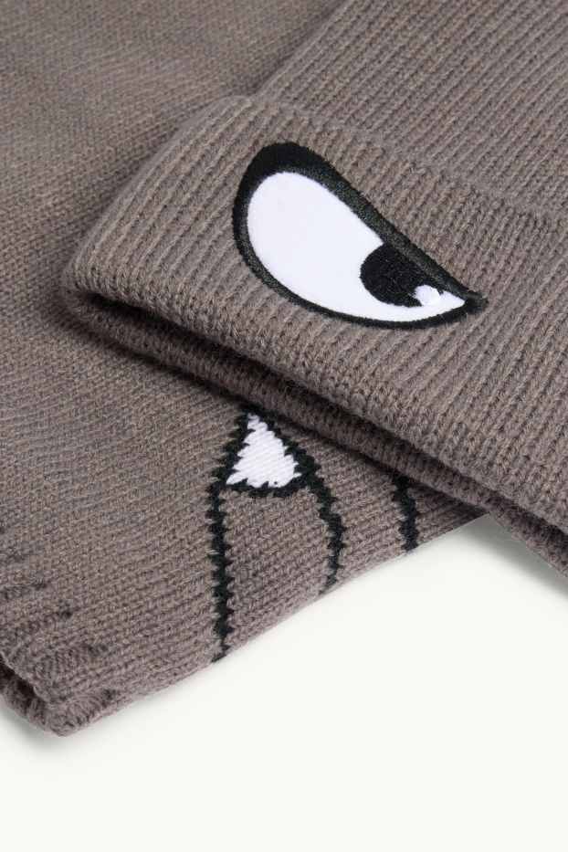Nen - Conjunt - gorra i bufanda tubular - 2 peces - gris