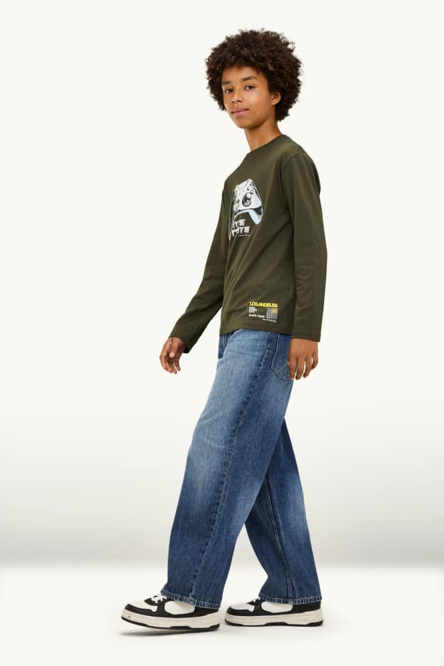 Nen - Baggy Jeans - texà blau