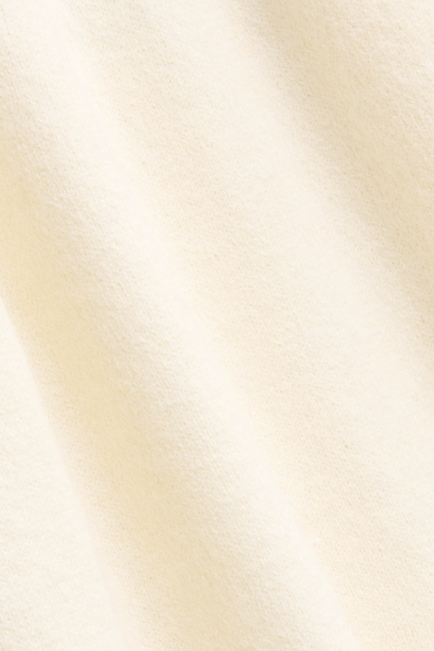 Women - Jumper - patterned - dark blue / creme white
