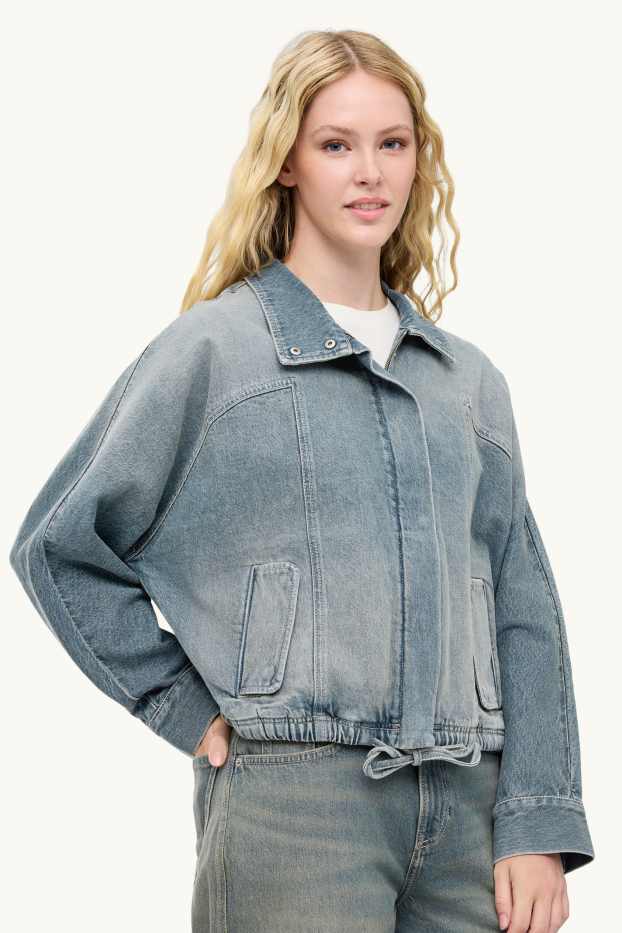 Women - Denim jacket - blue denim