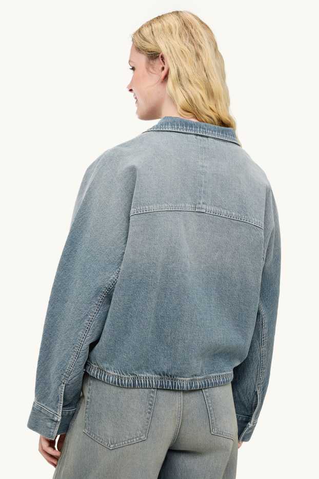 Women - Denim jacket - blue denim