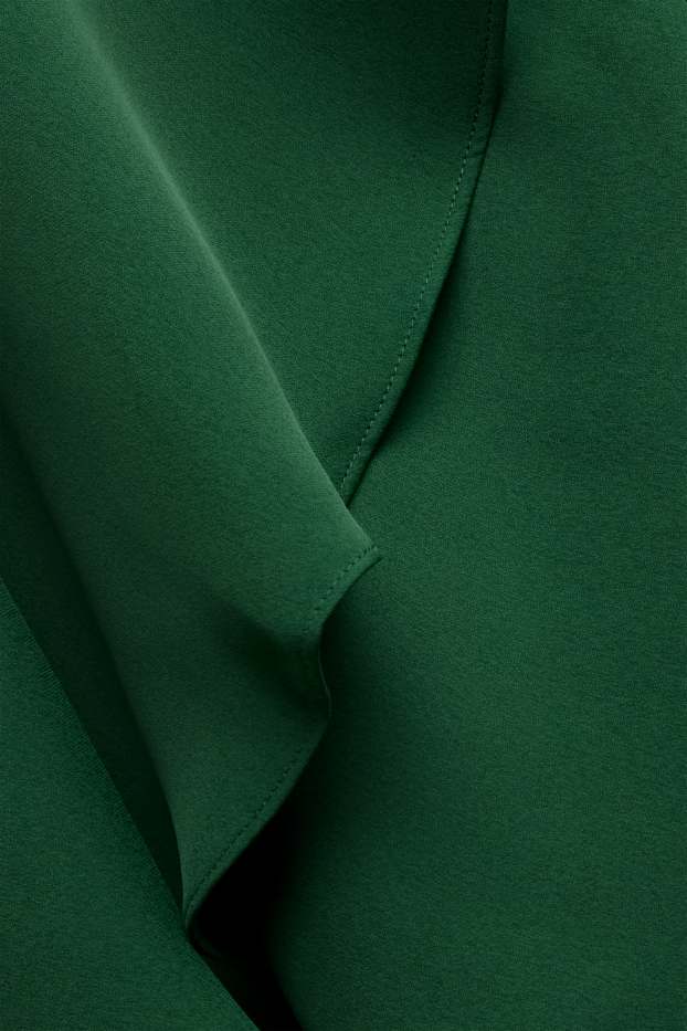 Femmes - Chemisier en satin - vert