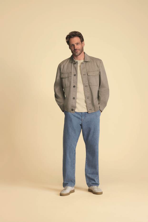 Hommes - Jean chino - relaxed fit - jean bleu clair